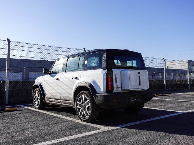 Test drive iCAR 03 with 8+X all-road driving mode